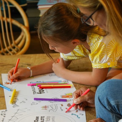 Les super Sets de Table à colorier